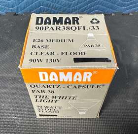 90PAR38QFL DAMAR Quartz Light Watts Par Flood