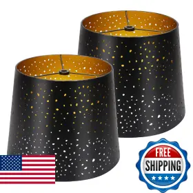 B0DZNV7JJ2 DAXEUZ Lampshade Set Barrel Lamp Shade
