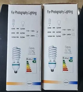 W-5K LIGHT Cowboystudio Fluorescent Balanced Bulb 5500