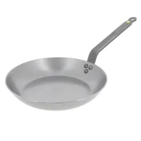 De Buyer 22303 Mineral B Carbon Steel Fry Pan - 11 Inch Diameter 8.3 Cooking