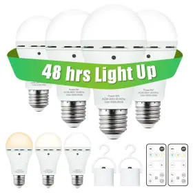 DE-OMNI-4PK DEBAOBULB Pack Omni Rechargeable Light Bulbs Led