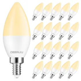 810168391281 DEGNJU Pack Led Candelabra Bulb Whi