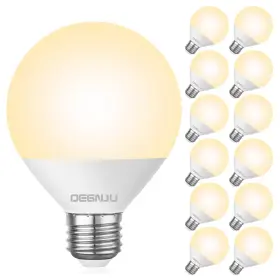 810168391502 DEGNJU Vanity Light Bulbs Bathroom