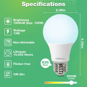 850060457067 DEGNJU Led Light Bulbs Standard Bu #2