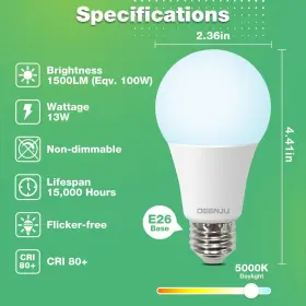 850060457401 DEGNJU Led Light Bulbs Lume #2