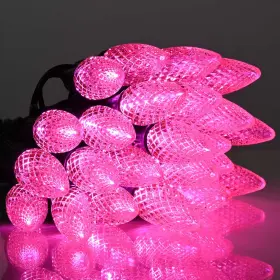 11SSL022-BULB-12 DELIGHT Led Christmas Light Bulbs Pink