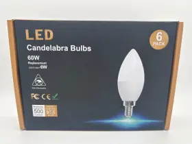 CTF-LED-4.5W-50K DIODESY Candelabra Chandelier Light Bulb