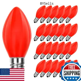 B0D78XHF9N DORATALE Christmas Light Bulbs Ceramic Opaque