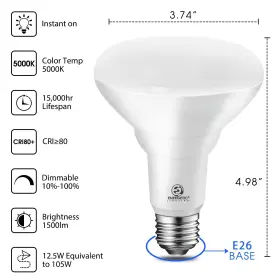 822985543446 E-ENERGETIC LIGHTING Pack Led Recessed Recess #2