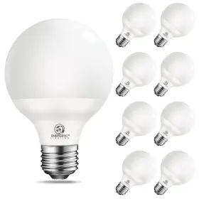 822985546355 E-ENERGETIC LIGHTING Vanity Globe Light Bulbs
