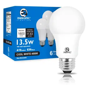 YGA03C71 E-ENERGETIC LIGHTING Led Light Bulbs Bright Dimmable