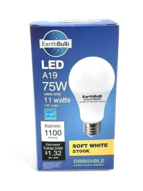 11234 EARTH BULB Led Dimmable Light Watts #2