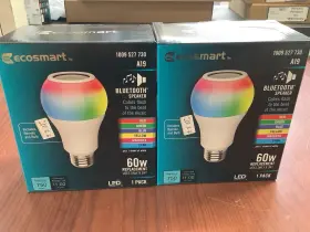 1009527730 ECO-SMART Led Bulb Bluetooth Speaker Remote