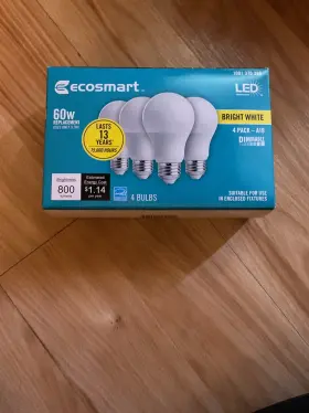 11A19040WESD001 ECO-SMART Dimmable Led Light Bulb Bright