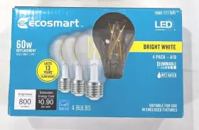 192968014806 ECO-SMART Filament Dimmable Led Bulb Pack