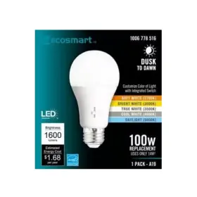 BBEE7285-4601 ECO-SMART Led Bulb Eq Selectable Dusk Dawn Dim
