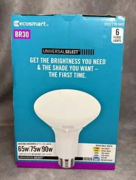 65-90W ECO-SMART Led Flood Bulb Dimmable Selectable Cct