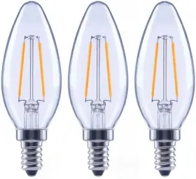 B09WJNSWRB ECO-SMART Dimmable Blunt Tip Glass Candelabra Led
