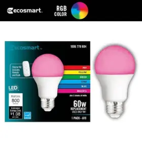 192968014660 ECOSMART Cec Changing Led Light Bulb Starter Kit