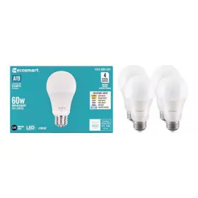 Ecosmart 744759918802 60-watt Equivalent A19 E26 Base Dimmable Led Light Bulb With Selectable Color Te