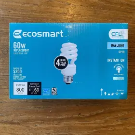 762148265603 ECOSMART Cfl Light Bulb Twister