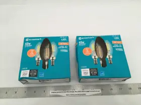 840072809237 ECOSMART Filament Led Bulb Candelabra Dimmable