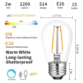 709930546274 ECOVANIA Waterproof Light Bulbs Led Repla #3
