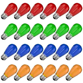 709930546663 ECOVANIA Multicolor Light Bulbs Christmas Bu