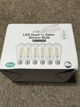 HLST64B EDISHINE Dimmable Dusk Dawn Led Bulb