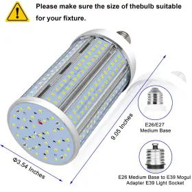 722765367463 ELIVERN Led Corn Bulb Pack Bright Light #3