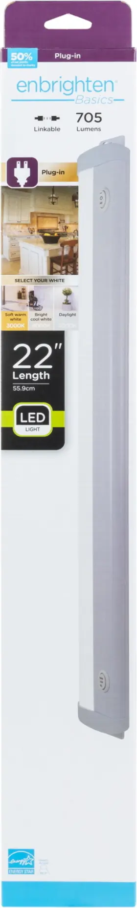 61842 ENBRIGHTEN Plug Led Cabinet Light