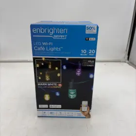 80208-1 ENBRIGHTEN Led Changing Cafe Light Feet Bulbs Remote