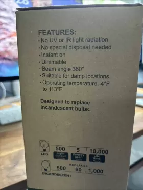 YGA16A06-G25CL5W ENERGETIC SMARTER LIGHTING Dimmable Led Bulb #2