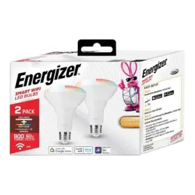 Energizer Ebc2-1002-pp2 Connect Smart Wi-fi Br30 White And Multi-colored Led Flood Light Bulb