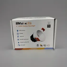 DLJBX-2-8W-5CCT-WW-SM ENVISIONLED Downlight Finish