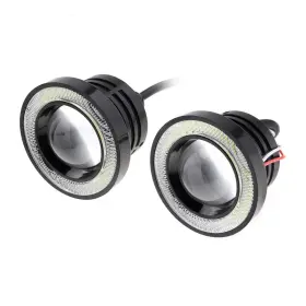 Epathchina Epc Clb 300 2pcs Eagle Eye Led Light Universal Cob Diaphragm Daytime Running 2.5 I