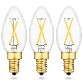 614166348205 EQ LIGHTING Led Candelabra Bulbs Dimmable Candle