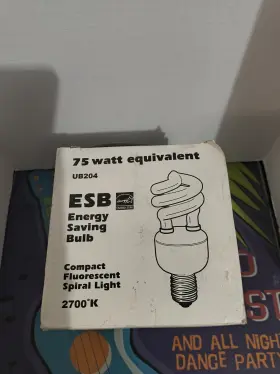 UB204 ESB Pack Energy Bulbs Fluorescent Light Watts