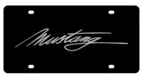 2525-1 EUROSPORT DAYTONA Ford Mustang Script License Plate