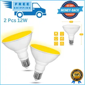 313053880865 EVASTRAY Pack Bug Light Bulb Amber Led