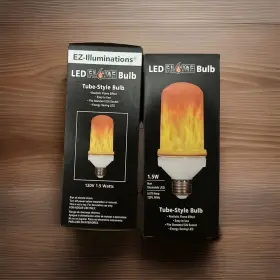 64-321 EZ ILLUMINATIONS Led Flame Tube Bulb Flaming Fire