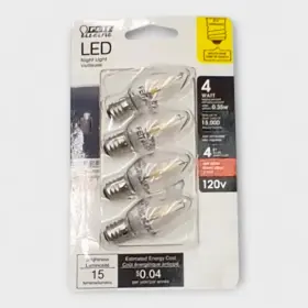 BP4C7 FEIT Led Night Light Bulbs Pack