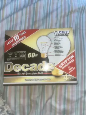 017801131505 FEIT ELECTRIC Decade Light Bulbs Nos