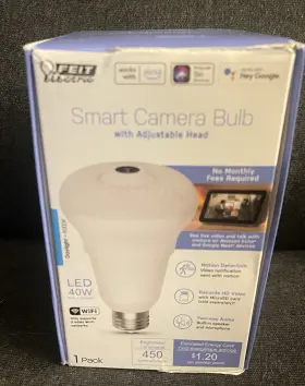 017801159158 FEIT ELECTRIC Smart Camera Led Light Bulb