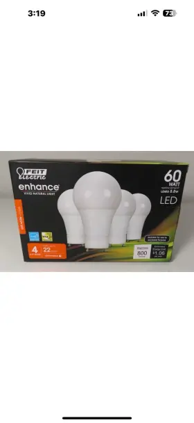 017801159394 FEIT ELECTRIC Enhance Twist Lock Base Bulbs