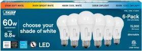 017801160260 FEIT ELECTRIC Niob Led Choice Choose Shade