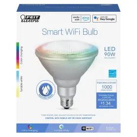 PAR38 FEIT ELECTRIC Smart Wifi Eq Led Dimmable Light Bulb
