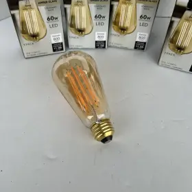 017801172751 FEIT ELECTRIC Pack Amber Glass Led Light Bulbs #2