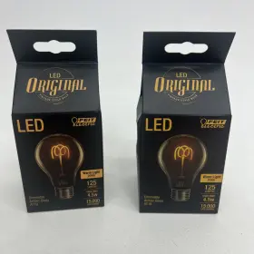 017801179958 FEIT ELECTRIC Set Dimmable Led Amber Glass Light