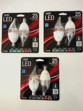 017801208382 FEIT ELECTRIC Led Dimmable Chandelier Lantern
